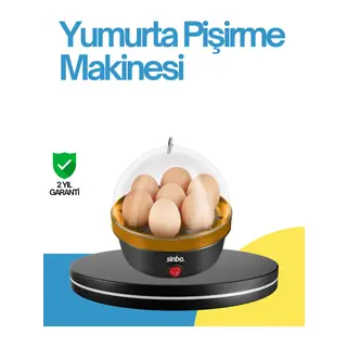 7 Yumurta Kapasiteli Yumurta Pişirme Makinesi Rafadan Orta ve Katı