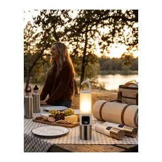 Outdoor Kamp Feneri USB Şarjlı Yüksek Parlaklık Güç Ekranlı LED Aydınlatma