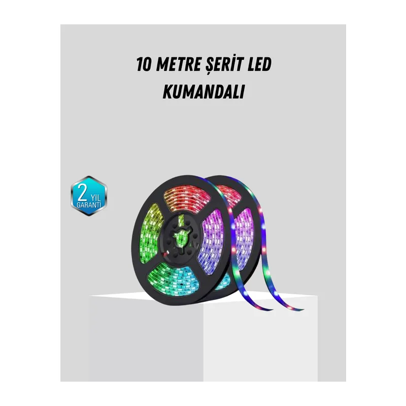 Smart Şerit LED Işık – Uzaktan Kumandalı, USB Girişli, Müzik Modlu