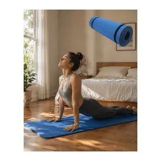 10 mm Fitness ve Pilates Matı Kaydırmaz Taban Konforlu Spor Minderi Hafif Taşınabilir