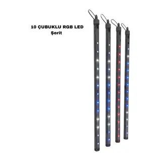 10 ÇUBUKLU DEKOR LED