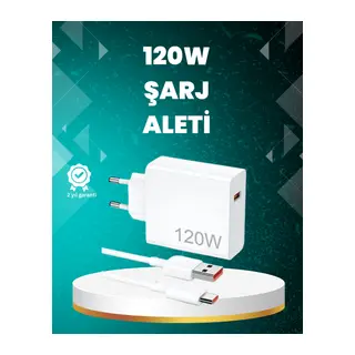 120 Watt Güçlü Hızlı Şarj Adaptörü Huawei P30 P40 Mate 20 Pro Uyumlu