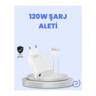 120 Watt Turbo Şarj Cihazı Xiaomi Redmi Note 10 11 12 Uyumlu