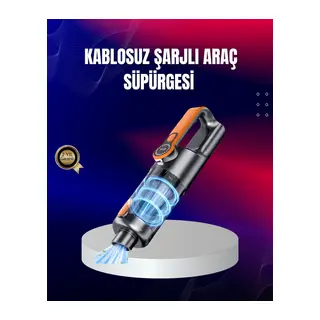Taşınabilir Şarjlı El Süpürgesi Çok Yönlü Temizlik 5 Başlıklı Numaratör Hediyeli