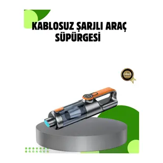 Şarjlı Kablosuz El Süpürgesi Yüksek Emiş Güçlü ve Çok Başlıklı