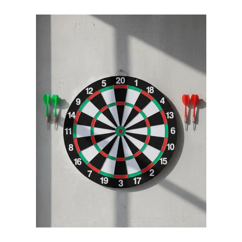 Ev ve Oyun Alanları İçin Dart Tahtası 12 İnç 4 Dart Oku Dahil
