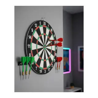 Şık Tasarımlı Dart Tahtası 12 İnç Dayanıklı Ahşap Gövde
