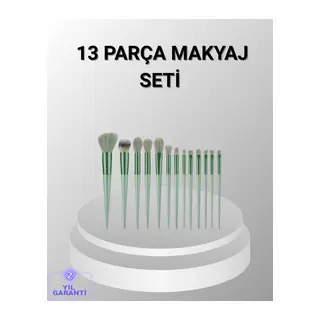 13 Parça Makyaj Fırça Seti – Ergonomik, Dökülme Yapmayan, Taşınabilir
