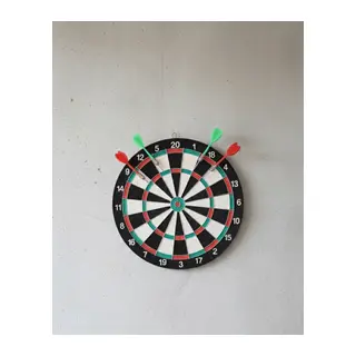 17 İnç Profesyonel Dart Tahtası Dayanıklı Yapı ve 4 Metal Dart Oku
