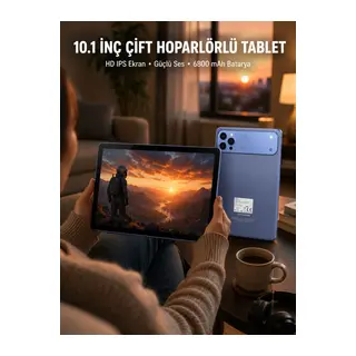 Android İşletim Sistemli 10.1 İnç Tablet GPS Destekli Yeni Nesil