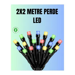 Su Geçirmez Pil Çalışan LED Perde Işık – İç ve Dış Mekan