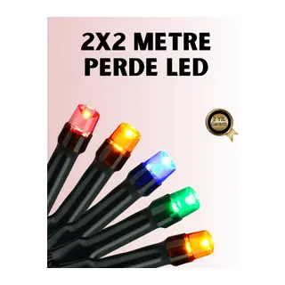 8 Modlu Zaman Ayarlı LED Perde Işık – Bahçe ve Balkon Dekorasyonu