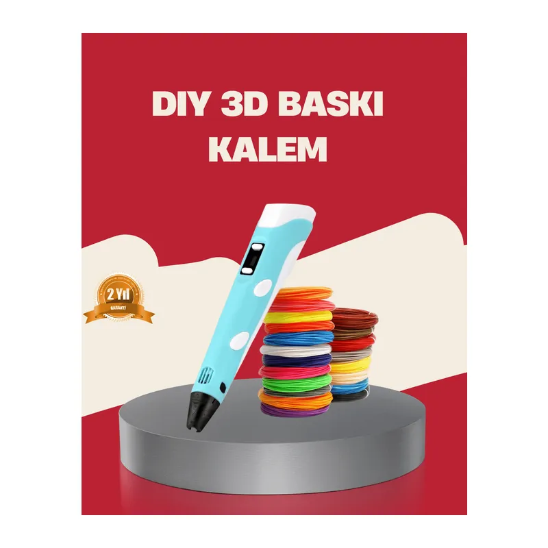 Çocuklar İçin Güvenli 3D Yazıcı Kalem