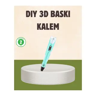 ABS ve PLA Filament Destekli 3D Yazıcı Kalem