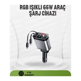 Ford, Opel, Volvo, Skoda Araçlar için 66W Çoklu Hızlı Şarj Cihazı