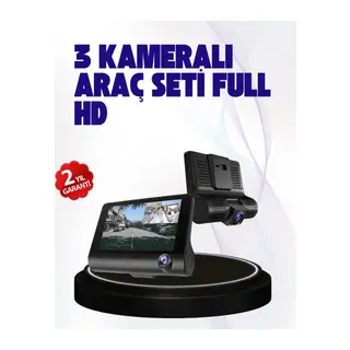 170° Geniş Açılı Araç Kamerası – 4.0” IPS Ekranlı Full HD DVR