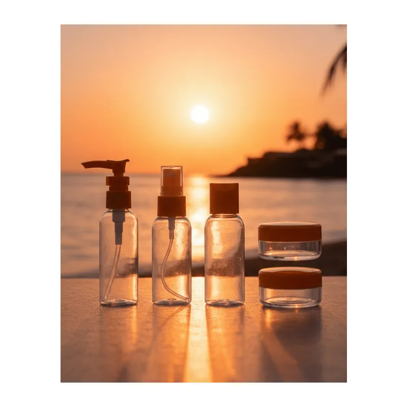 Seyahat Boy 5’li Kozmetik Dolum Seti 30 ml Sızdırmaz Tasarım