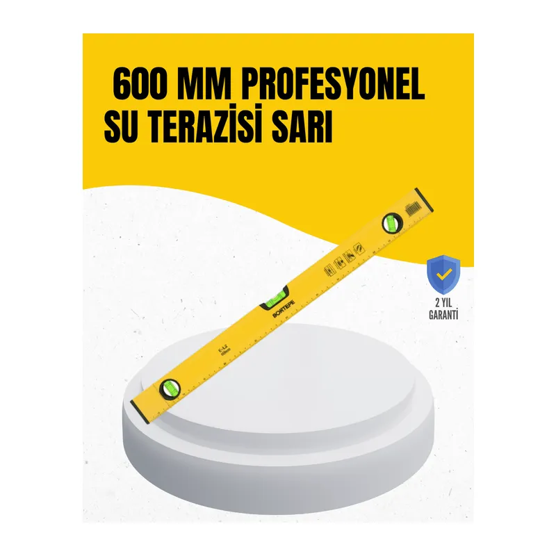 İnşaat ve Ev Kullanımı İçin 600 mm Su Terazisi