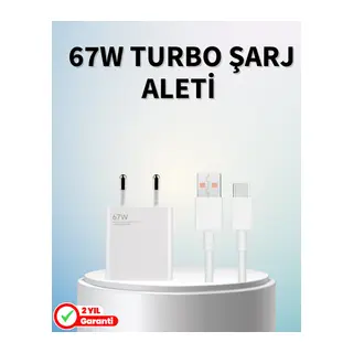 67 Watt Güçlü Şarj Aleti Samsung S23 Ultra S24 Uyumlu
