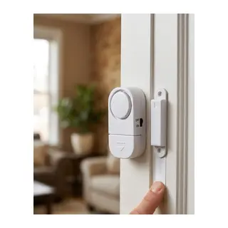 Kapı Alarmı Pencere Sensörü 90 dB Sesli Güvenlik Sistemi Kolay Montajlı