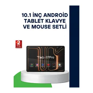 10.1 İnç Android Tablet Klavye ve Mouse Setli 5G Destekli