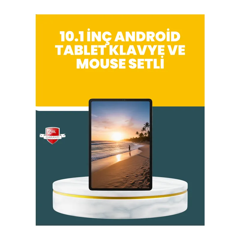 10.1 İnç IPS Ekranlı Android Tablet Bilgisayar Seti