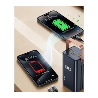Ultra Güçlü Powerbank 80000 mAh Çoklu Cihaz Şarj Destekli LED Ekranlı Taşınabilir Batarya