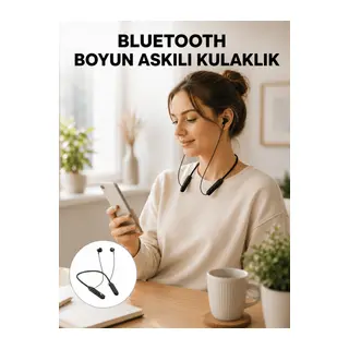 Ergonomik Tasarımlı Bluetooth Kulaklık – Gürültü Azaltmalı, Manyetik Yeni Nesil