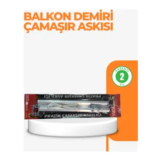 25x60 cm Çamaşır Askılığı Kare Balkon Demiri İçin Dayanıklı Tasarım