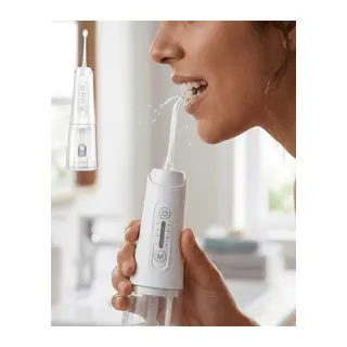 Kablosuz Ağız Duşu 320 ml Su Tanklı 4 Modlu 5 Başlıklı Temizlik Cihazı