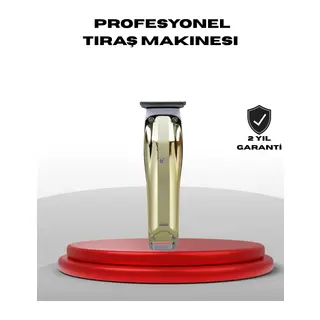 Profesyonel Saç ve Sakal Kesme Tıraş Makinesi USB Şarjlı Güçlü Motorlu