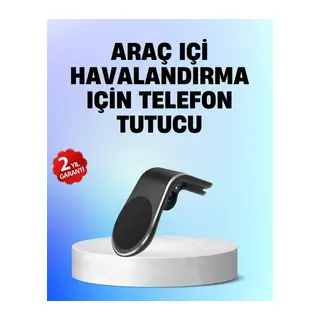 Manyetik Araç Telefon Tutucu – 360° Döner Kalorifer Petekli