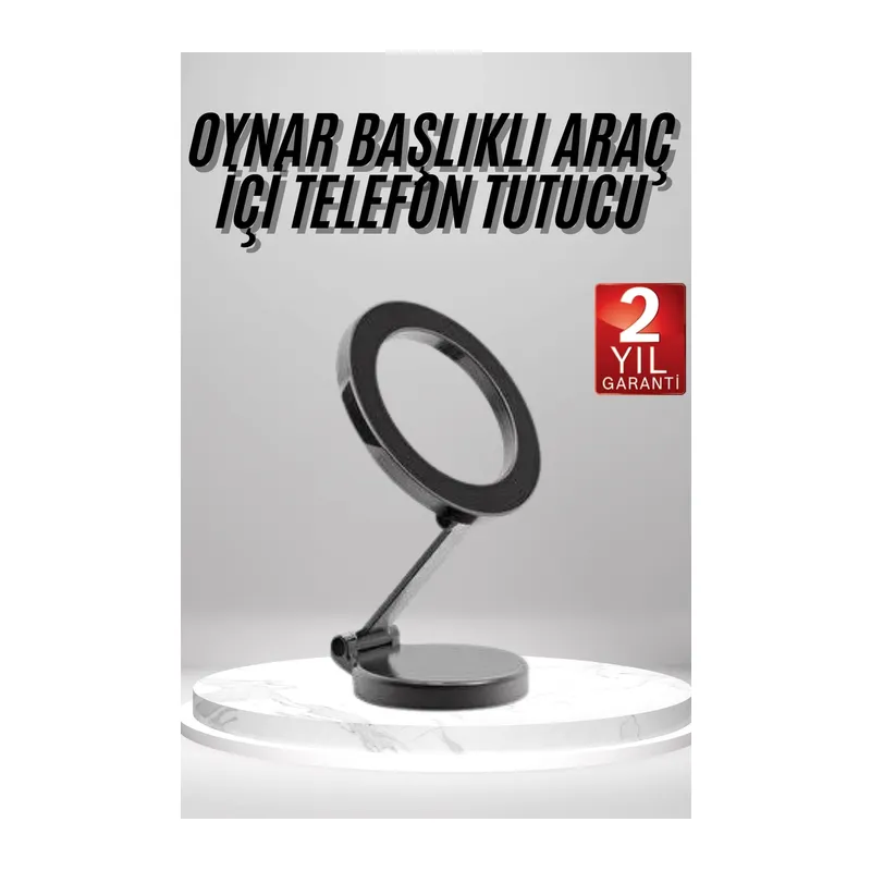 Magsafe Telefon Tutucu 360 Dönebilen Ayarlanabilir Araç İçi Tutucu