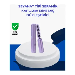 Taşınabilir Saç Düzleştirici Tarak – Ayarlanabilir Isı Kontrollü