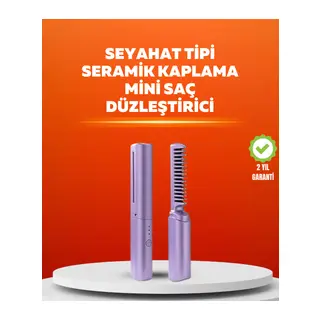 USB Şarjlı Kablosuz Saç Düzleştirici – Seyahat ve Günlük Kullanım