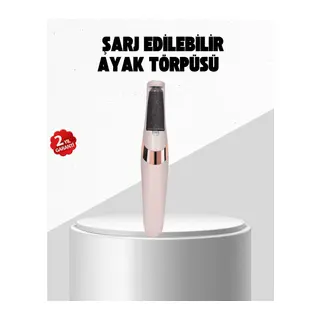 USB Şarjlı Ayak Törpüsü Nasır Temizleyici Elektrikli