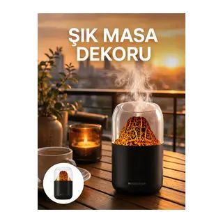 Büyük Kapasiteli Aromaterapi Cihazı – 280 ml Su Haznesi Yeni Nesil