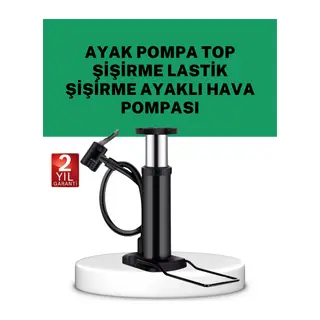 Çok Amaçlı Ayak Pompası Dayanıklı Pratik Hava Pompası