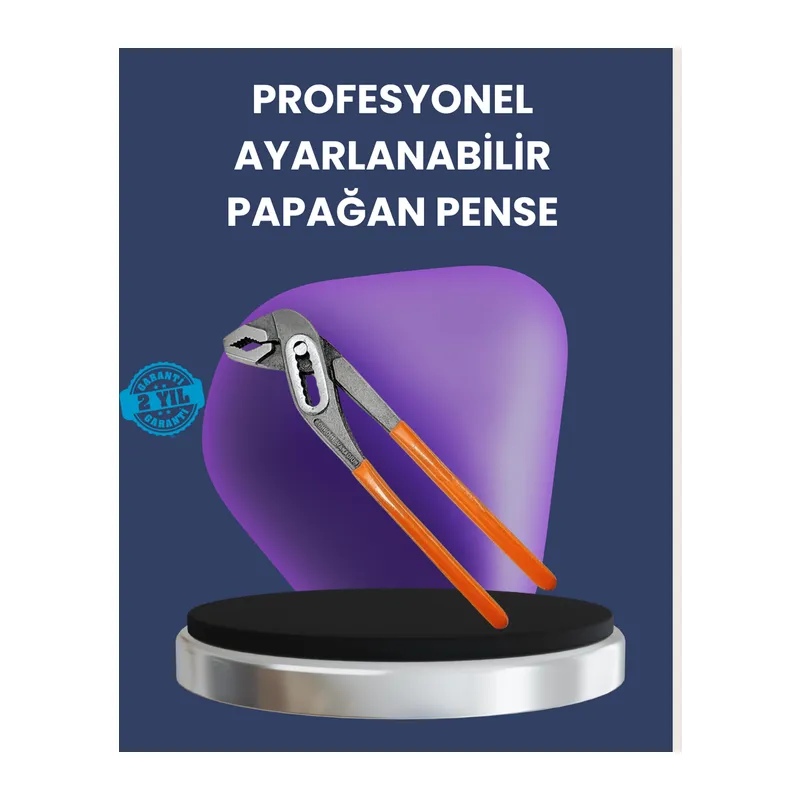 Ayarlanabilir Papağan Pense Çelik Gövde Profesyonel Kurbağacık