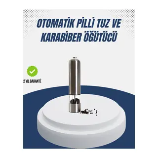 Otomatik Baharat Değirmeni Paslanmaz Gövde Ergonomik Tasarım