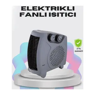 Çok Fonksiyonlu Fanlı Isıtıcı Isıtma ve Soğuk Hava Üfleme Özellikli