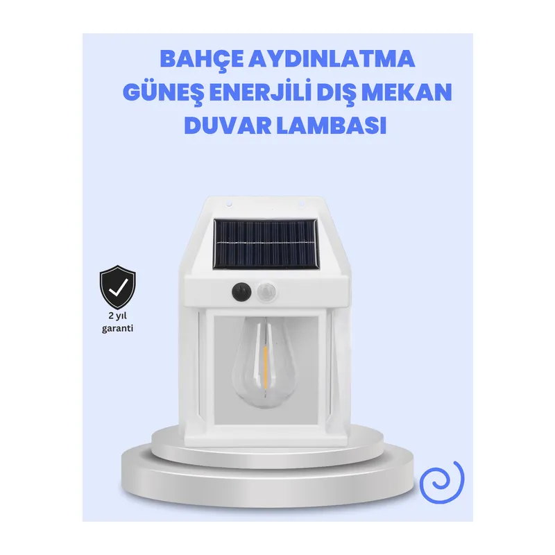 IP65 Su Geçirmez Güneş Paneli Dış Mekan Lamba