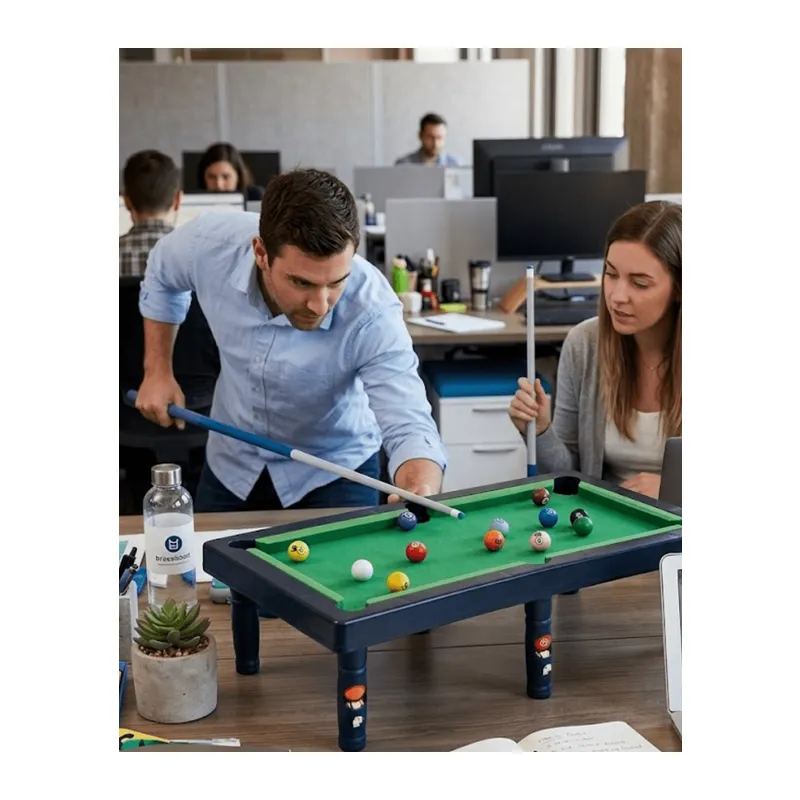 Oyuncak Bilardo Masası Seti Çocuklar İçin Eğlence ve Beceri Oyunu