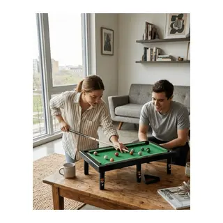 Mini Bilardo Masası Oyuncak Seti Çocuklar İçin Eğlenceli Masa Oyunu