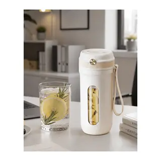 USB Şarjlı Mini Smoothie Blender Pratik Meyve Karıştırıcı 350 ML