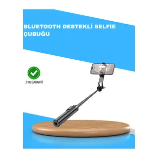 Uzaktan Kumandalı Bluetooth Selfie Çubuğu– Işıklı, 130 cm Ayarlanabilir