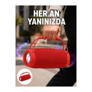 TF Kart ve AUX Destekli IPX6 Suya Dayanıklı Bluetooth Hoparlör Yeni Nesil