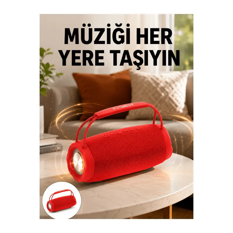 IPX6 Su Geçirmez Bluetooth 5.1 Taşınabilir Hoparlör Çift 10W Yeni Nesil