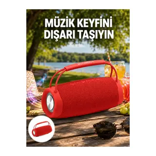 Çevreleyen Sesli RGB Destekli Kablosuz Taşınabilir Hoparlör Yeni Nesil