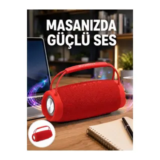10W Güçlü Stereo Ses Sunan IPX6 Bluetooth Hoparlör Yeni Nesil